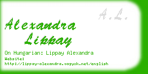alexandra lippay business card